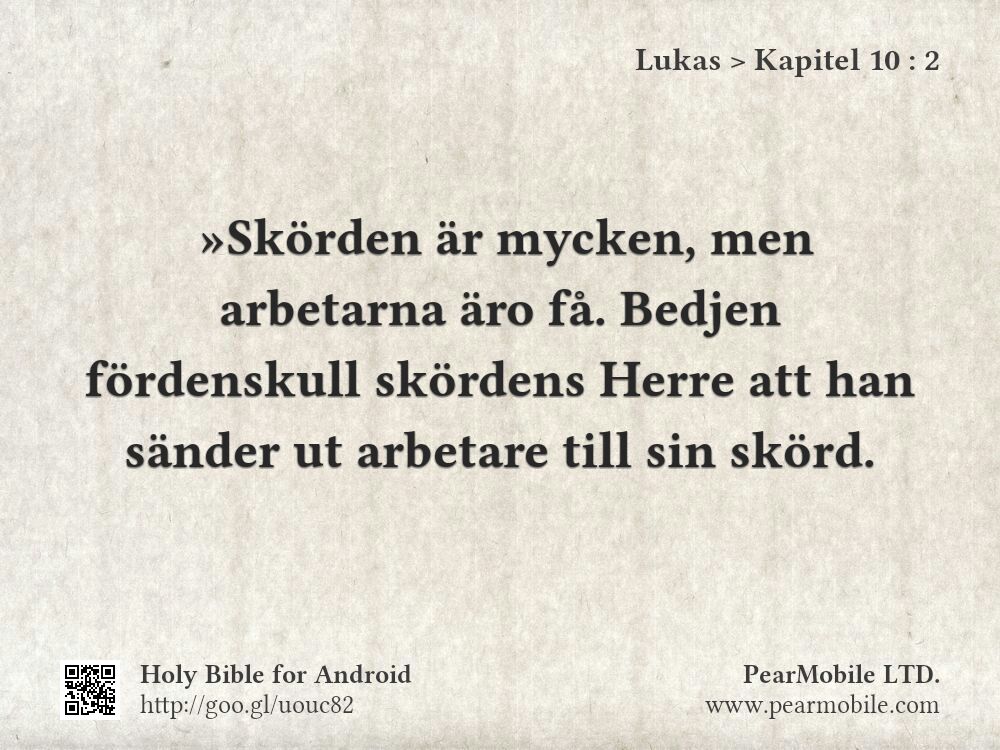 Lukas, Kapitel 10:2
